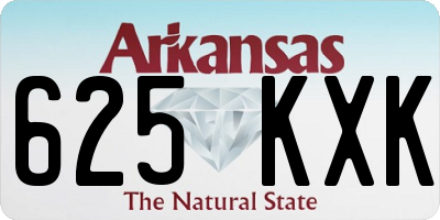 AR license plate 625KXK