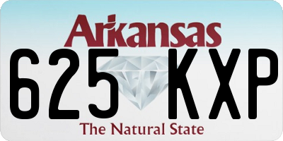 AR license plate 625KXP