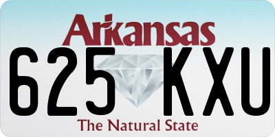 AR license plate 625KXU