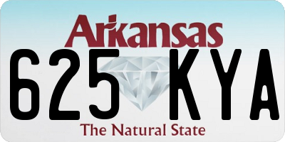 AR license plate 625KYA