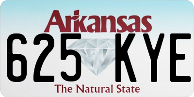 AR license plate 625KYE