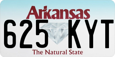 AR license plate 625KYT