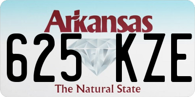 AR license plate 625KZE