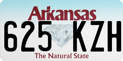 AR license plate 625KZH
