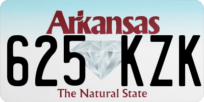 AR license plate 625KZK