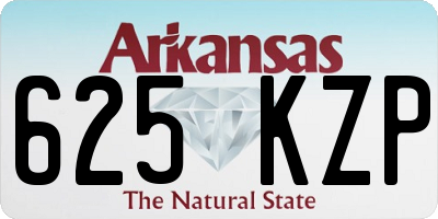 AR license plate 625KZP