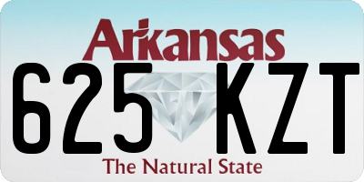 AR license plate 625KZT