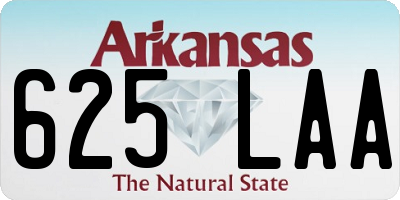 AR license plate 625LAA