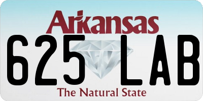 AR license plate 625LAB