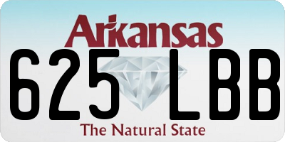 AR license plate 625LBB
