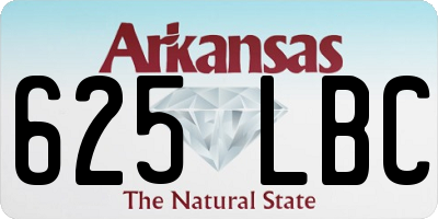 AR license plate 625LBC