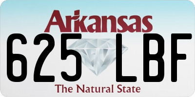 AR license plate 625LBF