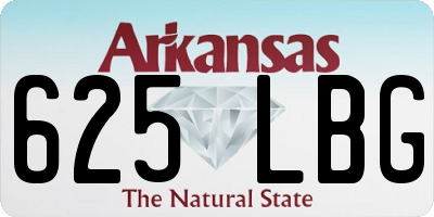 AR license plate 625LBG