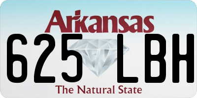AR license plate 625LBH