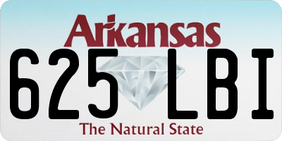 AR license plate 625LBI