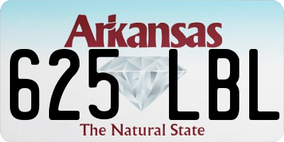AR license plate 625LBL