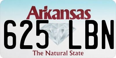 AR license plate 625LBN