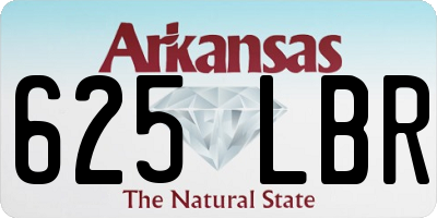 AR license plate 625LBR