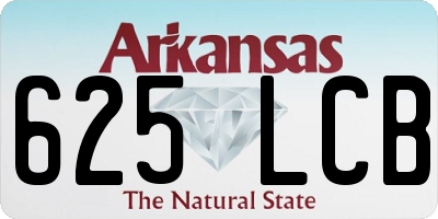 AR license plate 625LCB