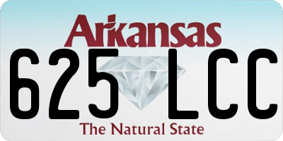 AR license plate 625LCC