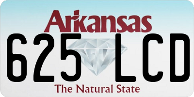 AR license plate 625LCD
