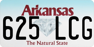 AR license plate 625LCG