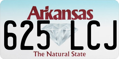 AR license plate 625LCJ