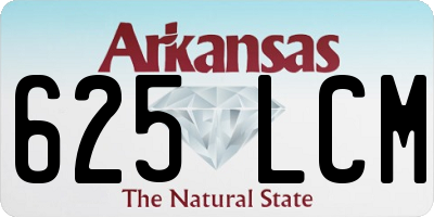 AR license plate 625LCM