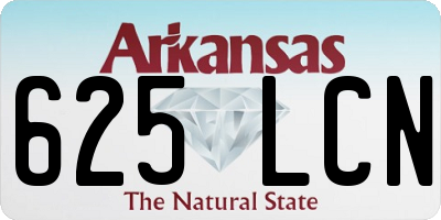 AR license plate 625LCN