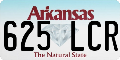 AR license plate 625LCR