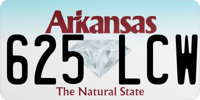AR license plate 625LCW