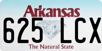 AR license plate 625LCX