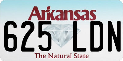 AR license plate 625LDN