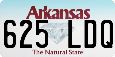 AR license plate 625LDQ