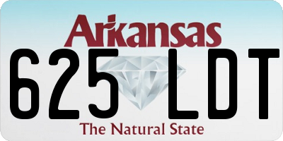 AR license plate 625LDT