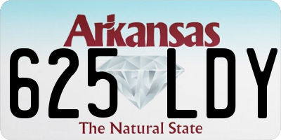 AR license plate 625LDY
