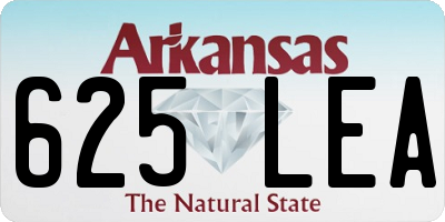 AR license plate 625LEA
