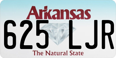 AR license plate 625LJR