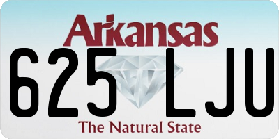 AR license plate 625LJU
