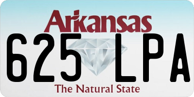 AR license plate 625LPA
