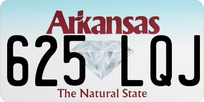 AR license plate 625LQJ