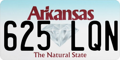 AR license plate 625LQN