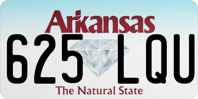 AR license plate 625LQU
