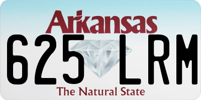 AR license plate 625LRM