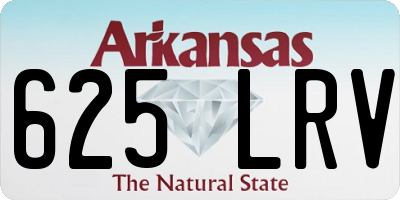 AR license plate 625LRV