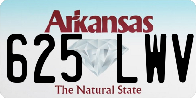 AR license plate 625LWV