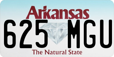 AR license plate 625MGU