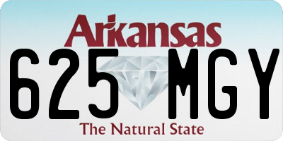 AR license plate 625MGY
