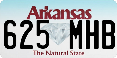 AR license plate 625MHB