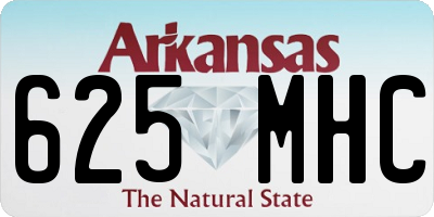 AR license plate 625MHC